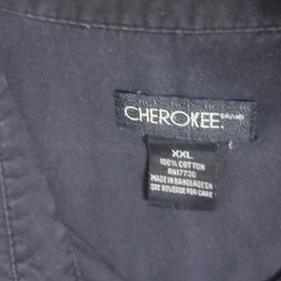 beautiful dark Cherokee men's XXL shirt with pearly buttons - Picture 4 of 4